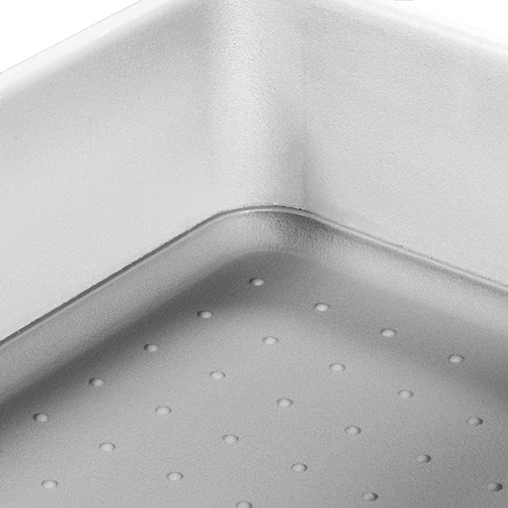 madesmart Klassische große Utensilienablage mit weichem Griff, rutschfeste Küchenschublade, Mehrzweck-Organisation für den Haushalt, BPA-frei, Granit