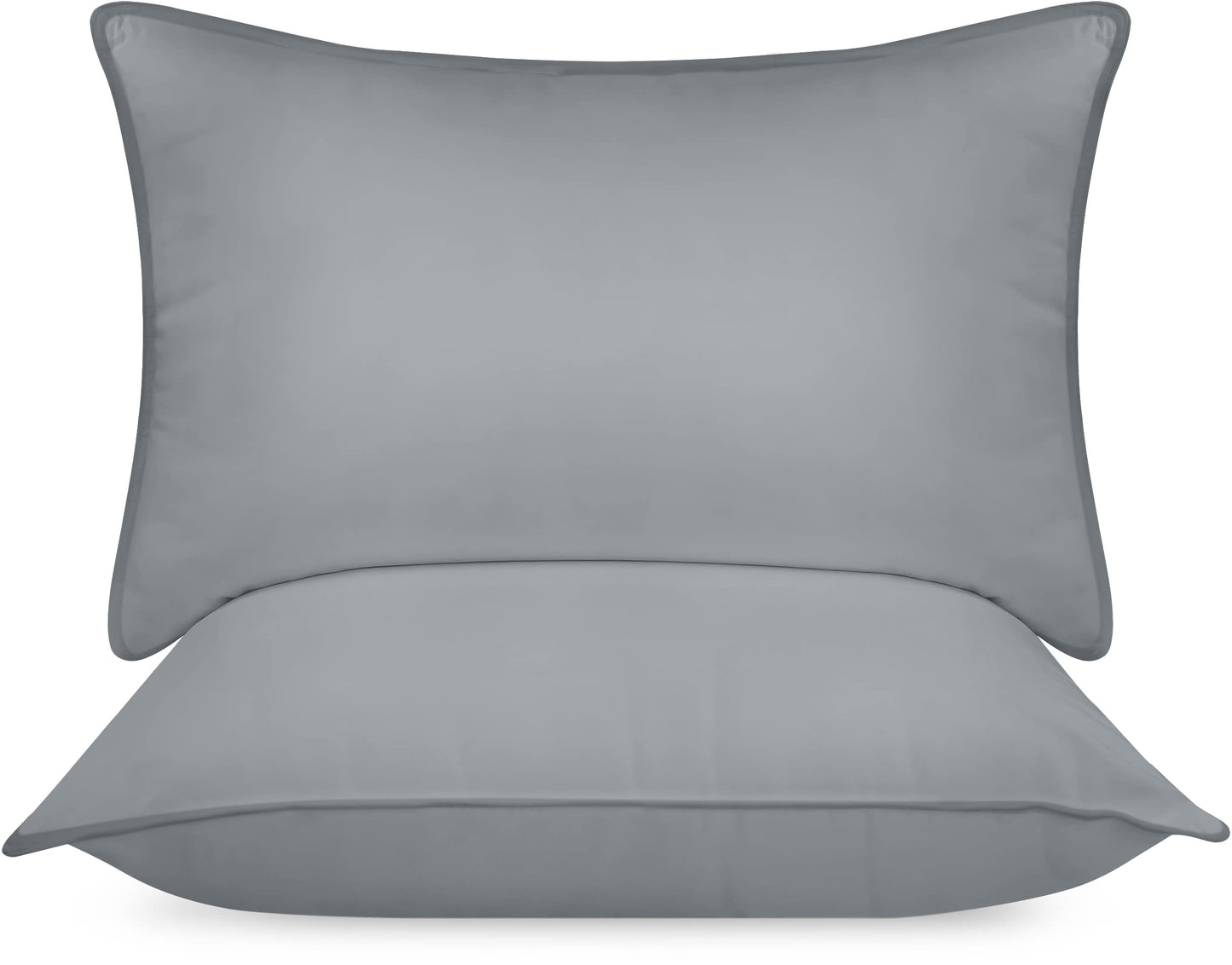 Utopia Bedding Bettkissen zum Schlafen (weiß), Queen Size, 2er-Set, Hotelkissen, Kühlkissen für Seiten-, Rücken- oder Bauchschläfer