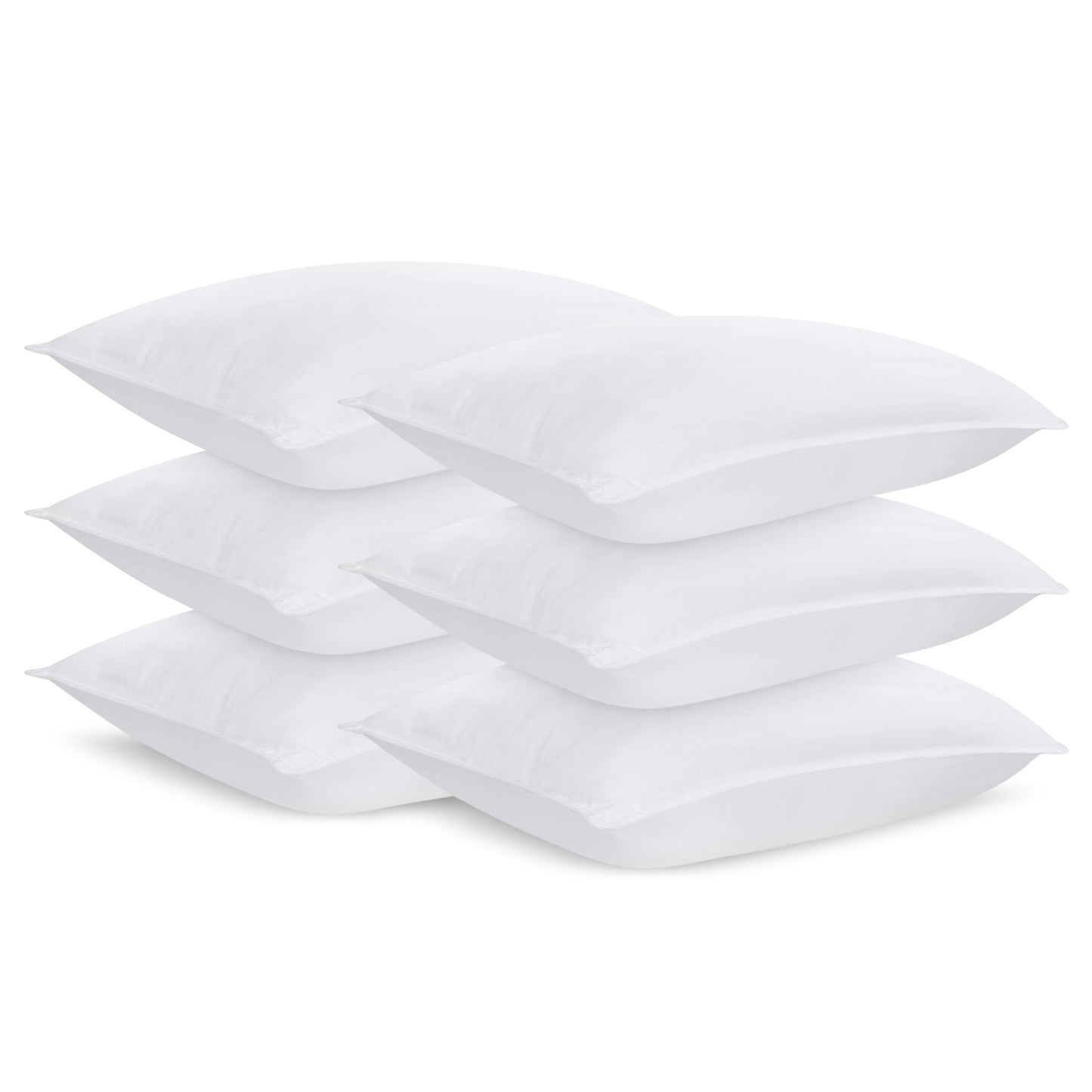 Utopia Bedding Bettkissen zum Schlafen (weiß), Queen Size, 2er-Set, Hotelkissen, Kühlkissen für Seiten-, Rücken- oder Bauchschläfer
