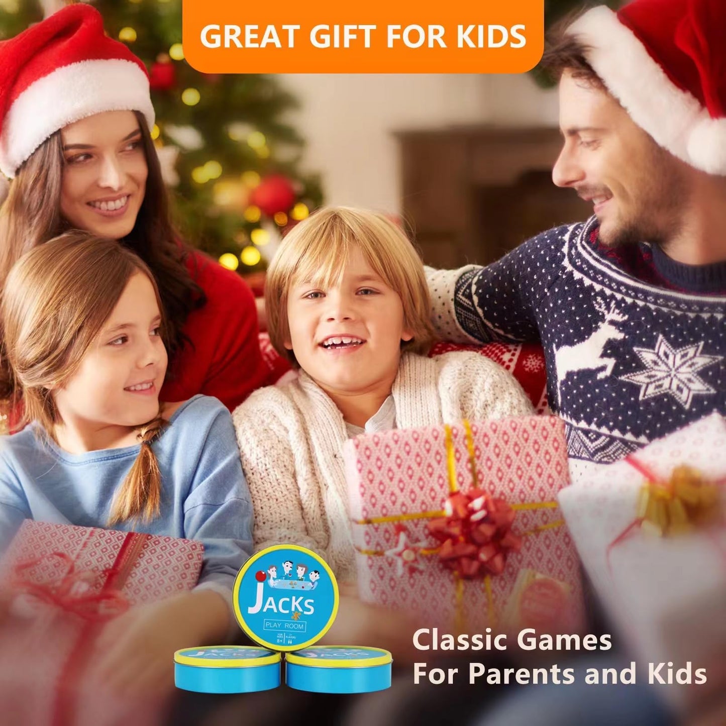 Classic Metal Jacks Game – Includes Ball Set | Vintage Toy for Kids & Adults