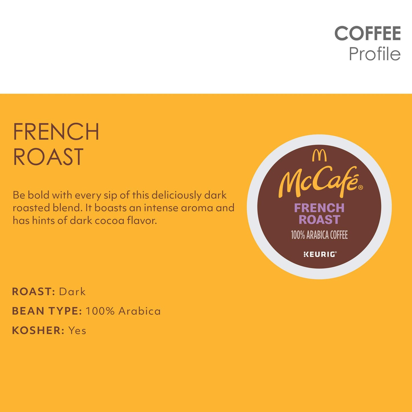 McCafe Premium Medium Roast K-Cup Coffee Pods, Premium Roast, 84 Count