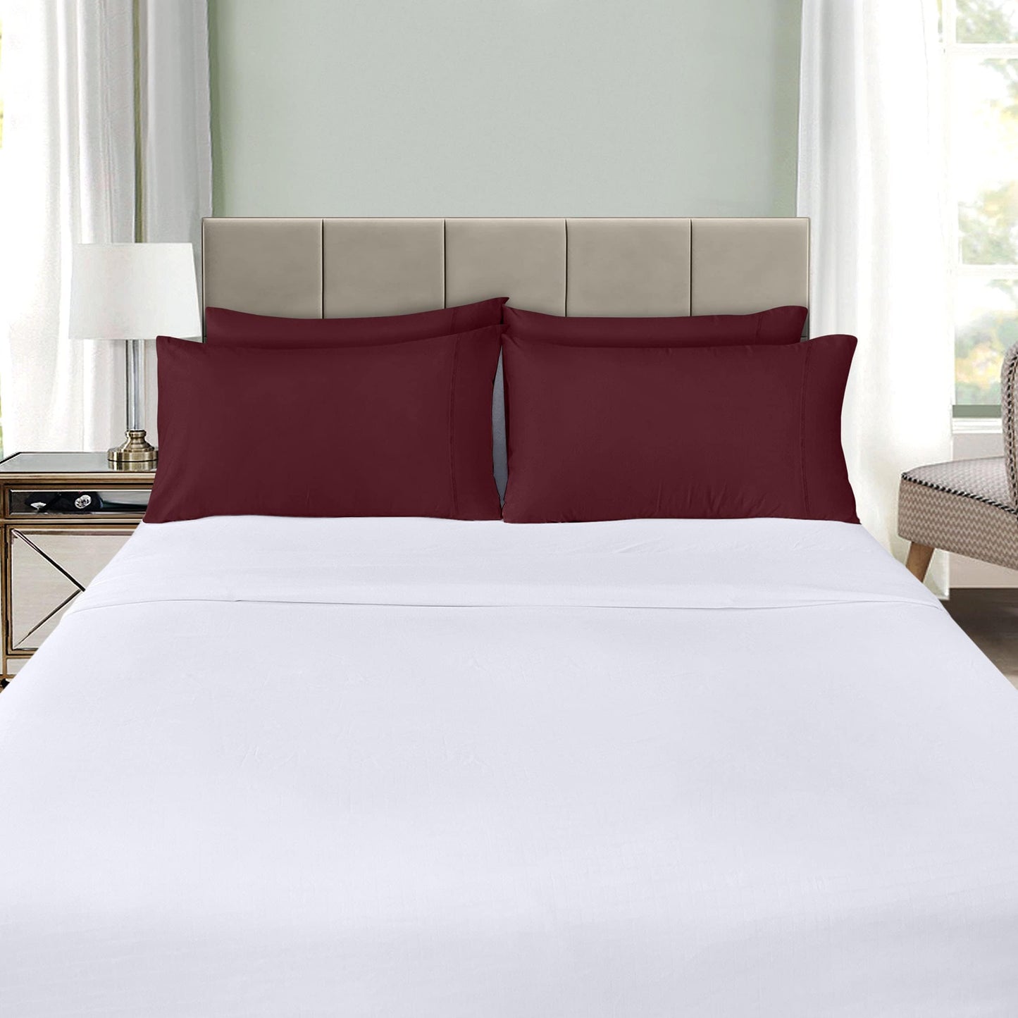 Utopia Bedding Pillow Cases - Envelope Closure - Soft Brushed Microfiber Fabric - Shrinkage and Fade Resistant Pillow