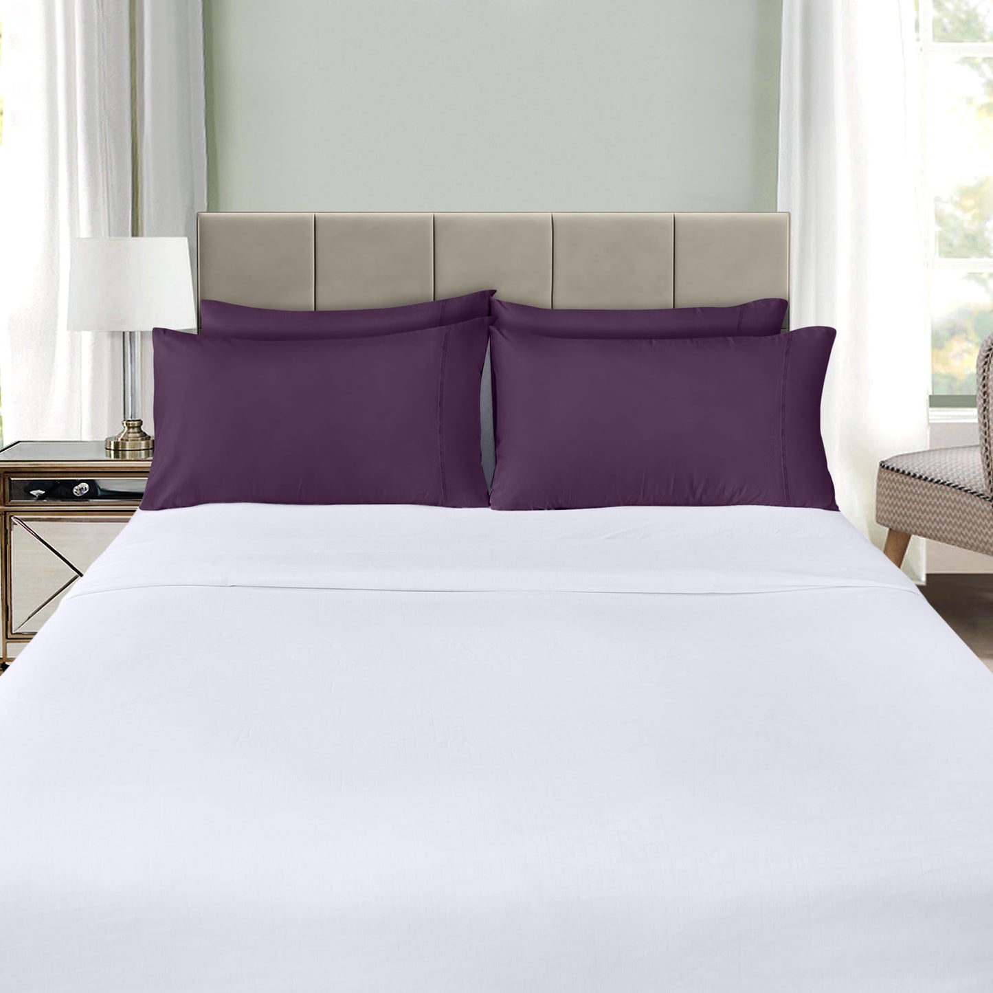 Utopia Bedding Pillow Cases - Envelope Closure - Soft Brushed Microfiber Fabric - Shrinkage and Fade Resistant Pillow