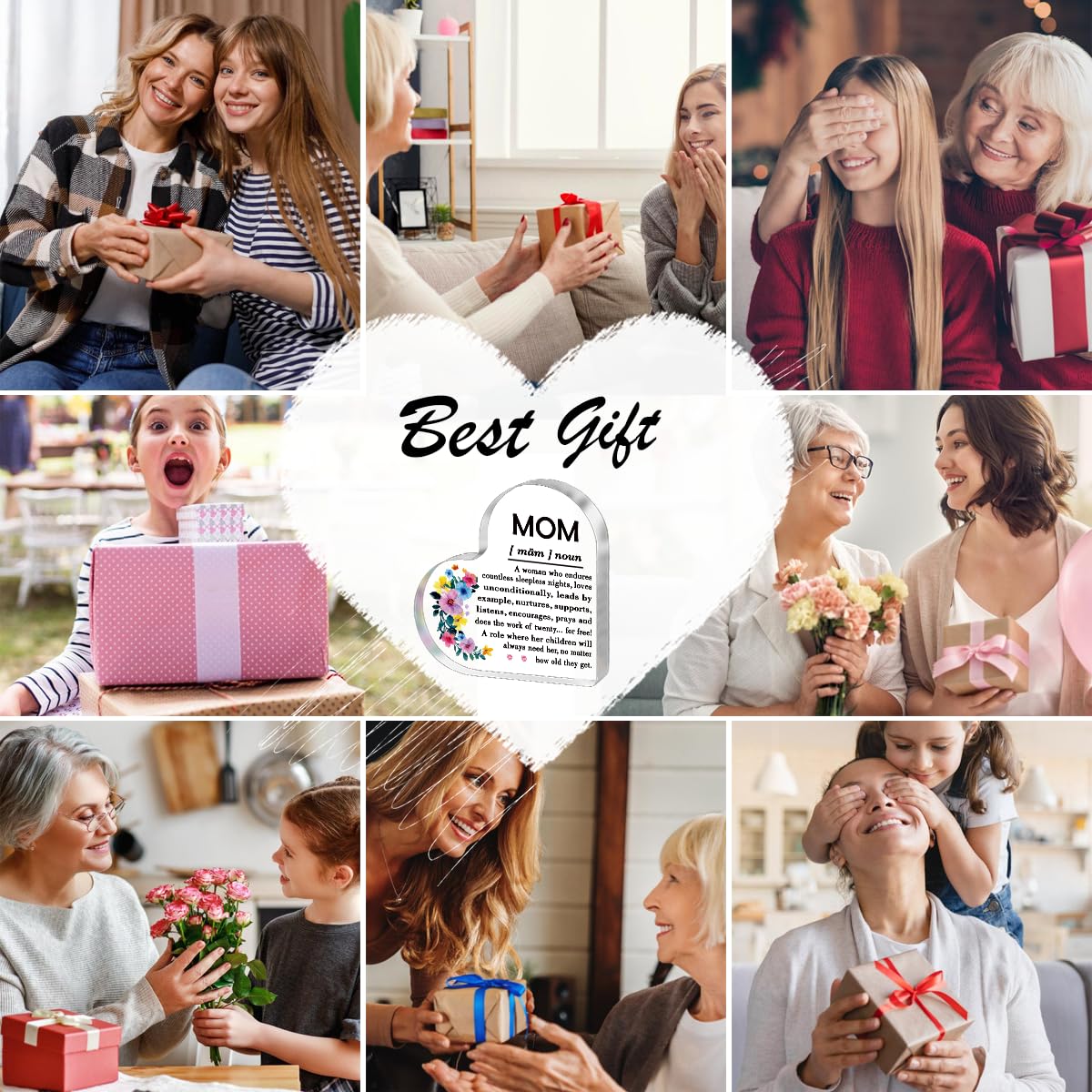 A heartfelt thank-you gift that says it all—beautifully printed on a clear 4.7 x 4.3 inch acrylic sign. Stylish, lightweight, and ready to display on any desk, shelf, or tabletop. Each piece is gift-ready and designed to leave a lasting impression.