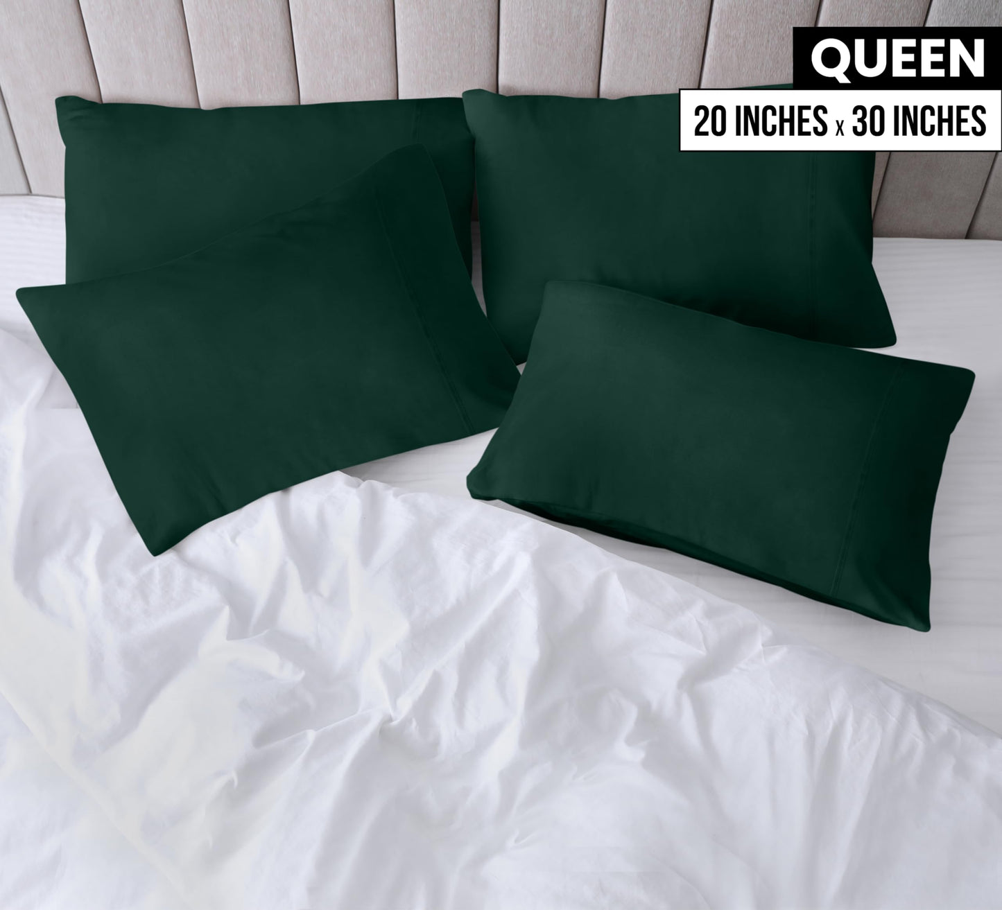 Utopia Bedding Pillow Cases - Envelope Closure - Soft Brushed Microfiber Fabric - Shrinkage and Fade Resistant Pillow