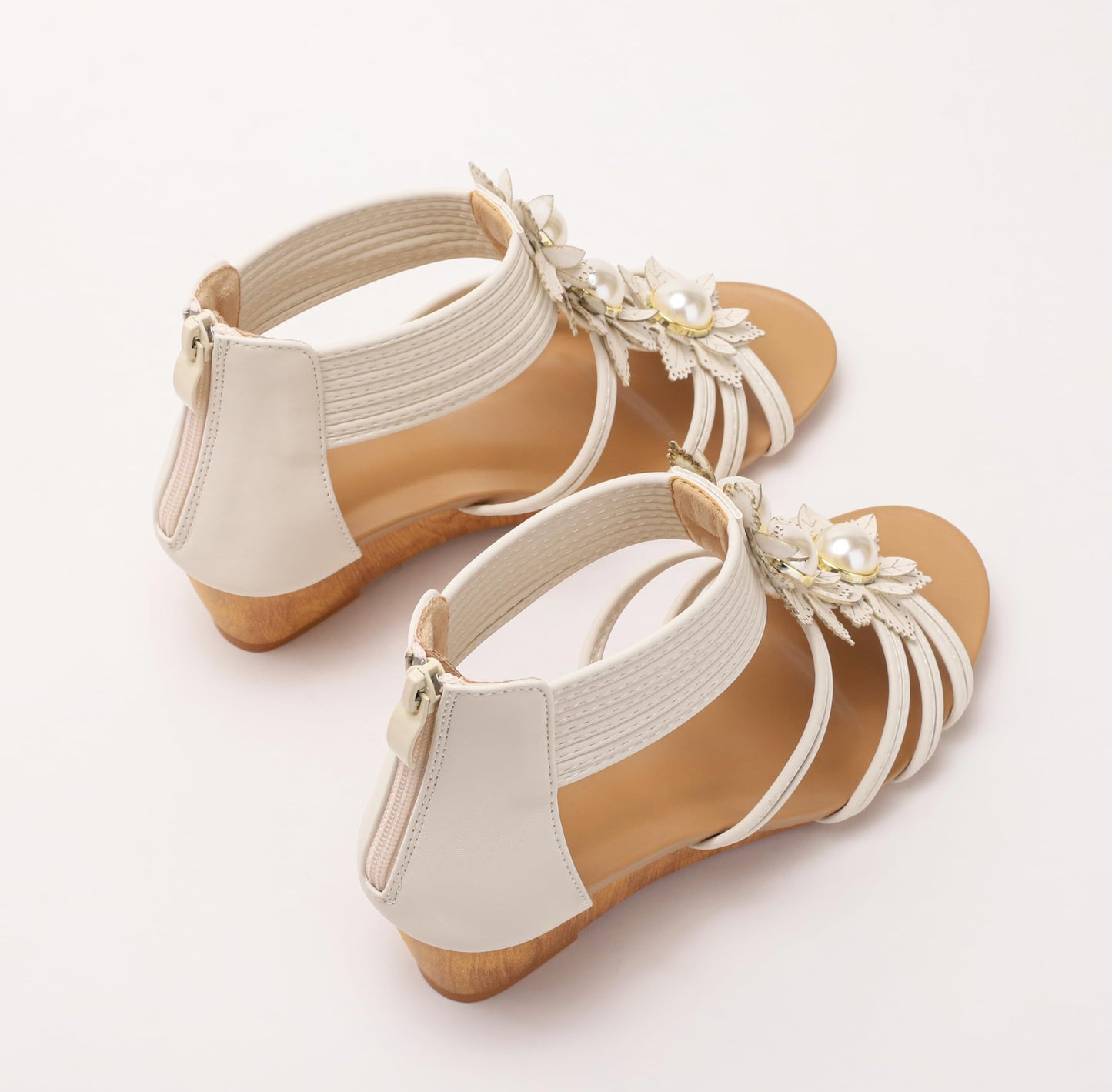 Keilsandalen für Damen, elegant, lässig, für den Sommer, süß, bequem, mit Keilabsatz, Strandsandale