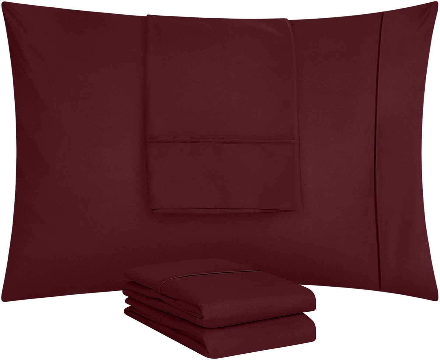 Utopia Bedding Pillow Cases - Envelope Closure - Soft Brushed Microfiber Fabric - Shrinkage and Fade Resistant Pillow