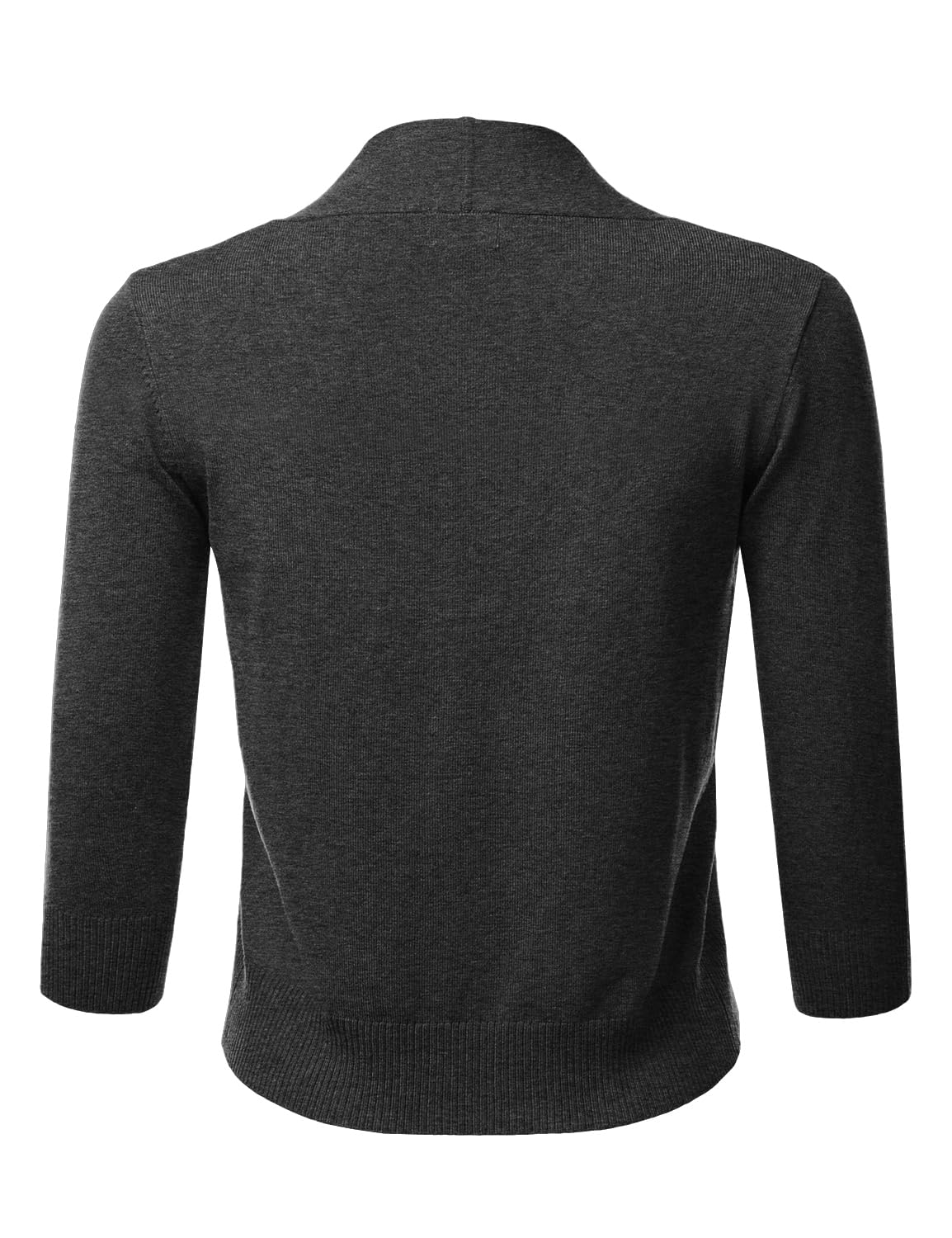 LALABEE Damen-Bolero, klassisch, 3/4-Ärmel, vorne offen, kurz, Cardigan, Shrugs für Kleider (S~XXL)
