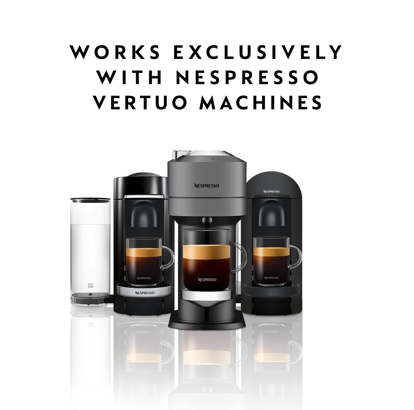 Nespresso-Kapseln Vertuo, Intenso, dunkel gerösteter Kaffee, Kaffeepads à 30 Stück, ergibt 225 ml.