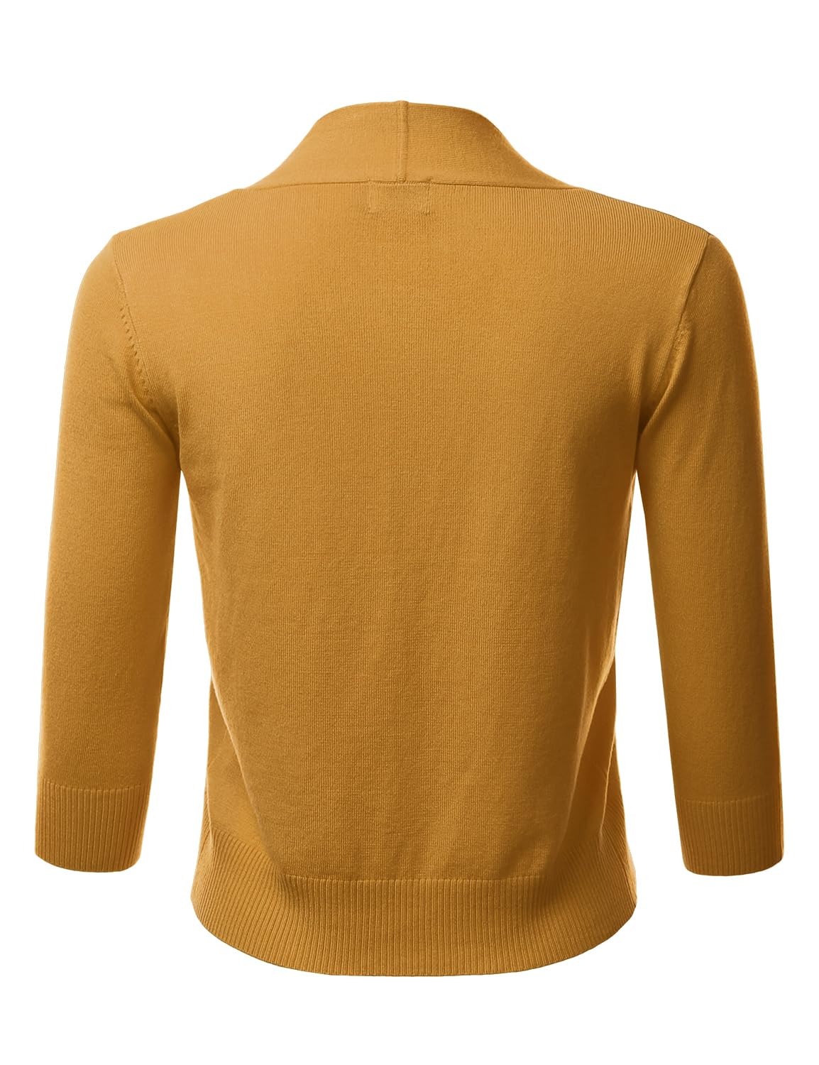 LALABEE Damen-Bolero, klassisch, 3/4-Ärmel, vorne offen, kurz, Cardigan, Shrugs für Kleider (S~XXL)