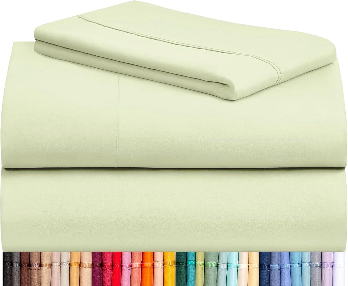 LClub Luxury 4-Piece Cooling Microfiber Sheet Set