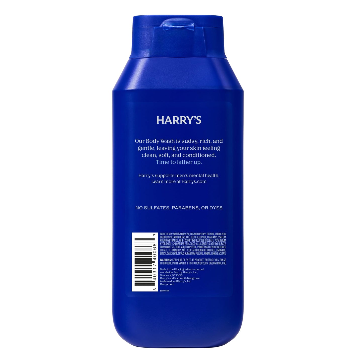 Harry's Men's Body Wash Shower Gel - Stone, 16 Fl Oz (Pack of 3)