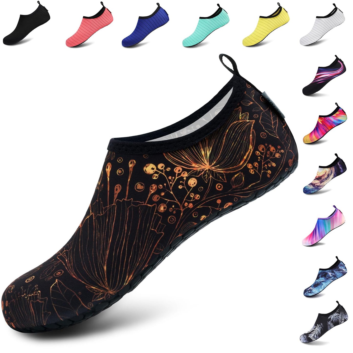 Chaussures de sports nautiques VIFUUR, chaussettes de yoga aquatiques à séchage rapide, pieds nus, à enfiler pour hommes et femmes