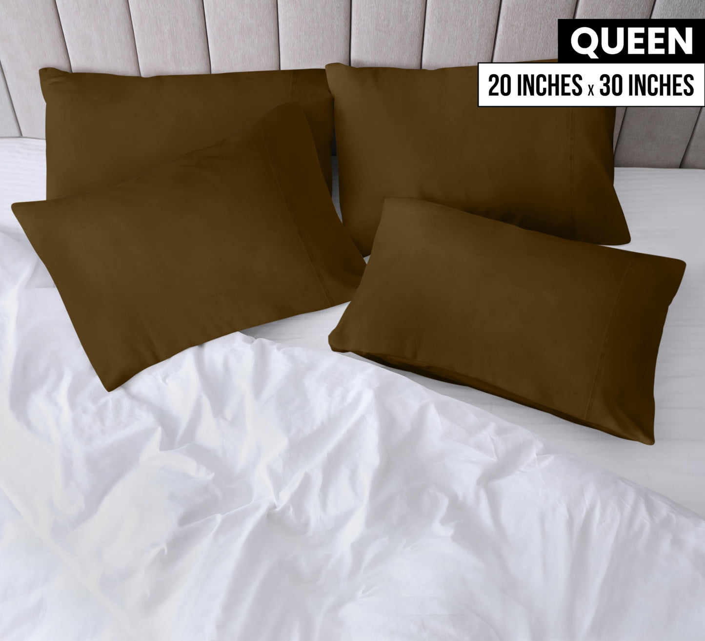 Utopia Bedding Pillow Cases - Envelope Closure - Soft Brushed Microfiber Fabric - Shrinkage and Fade Resistant Pillow