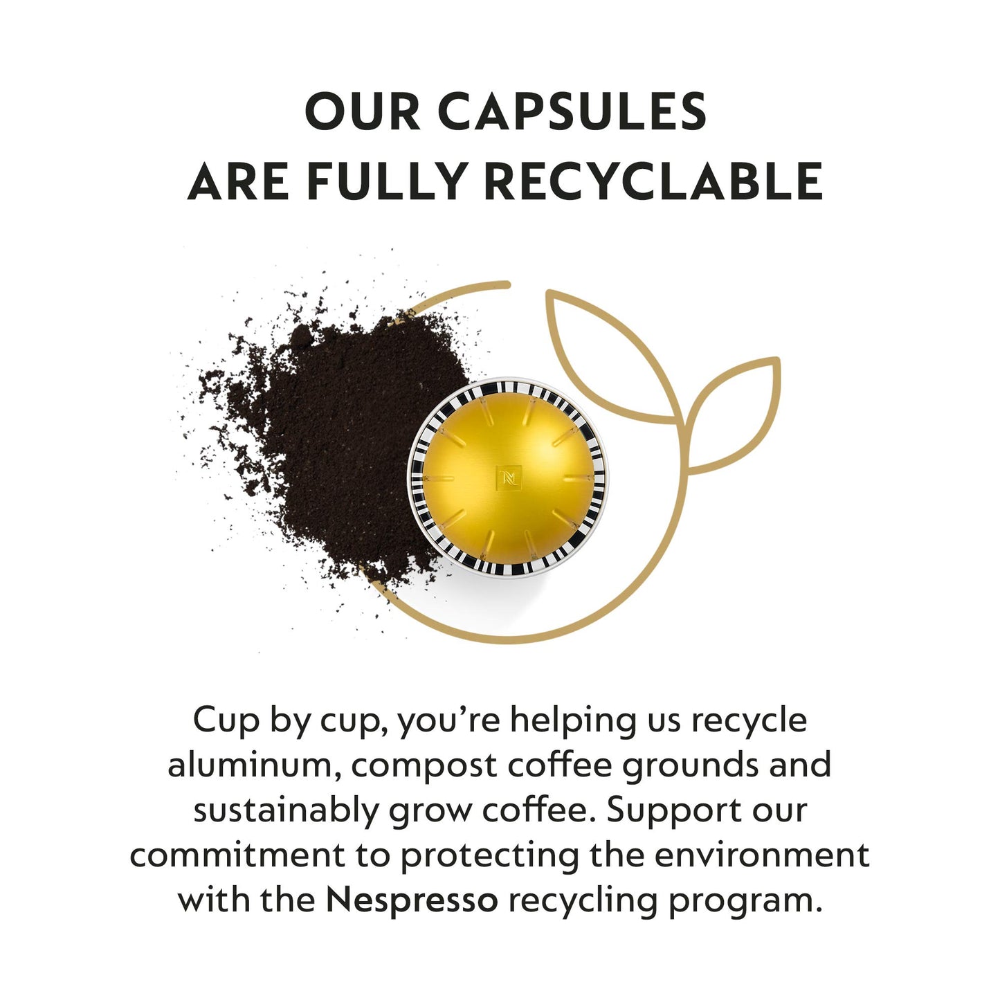 Nespresso-Kapseln Vertuo, Intenso, dunkel gerösteter Kaffee, Kaffeepads à 30 Stück, ergibt 225 ml.