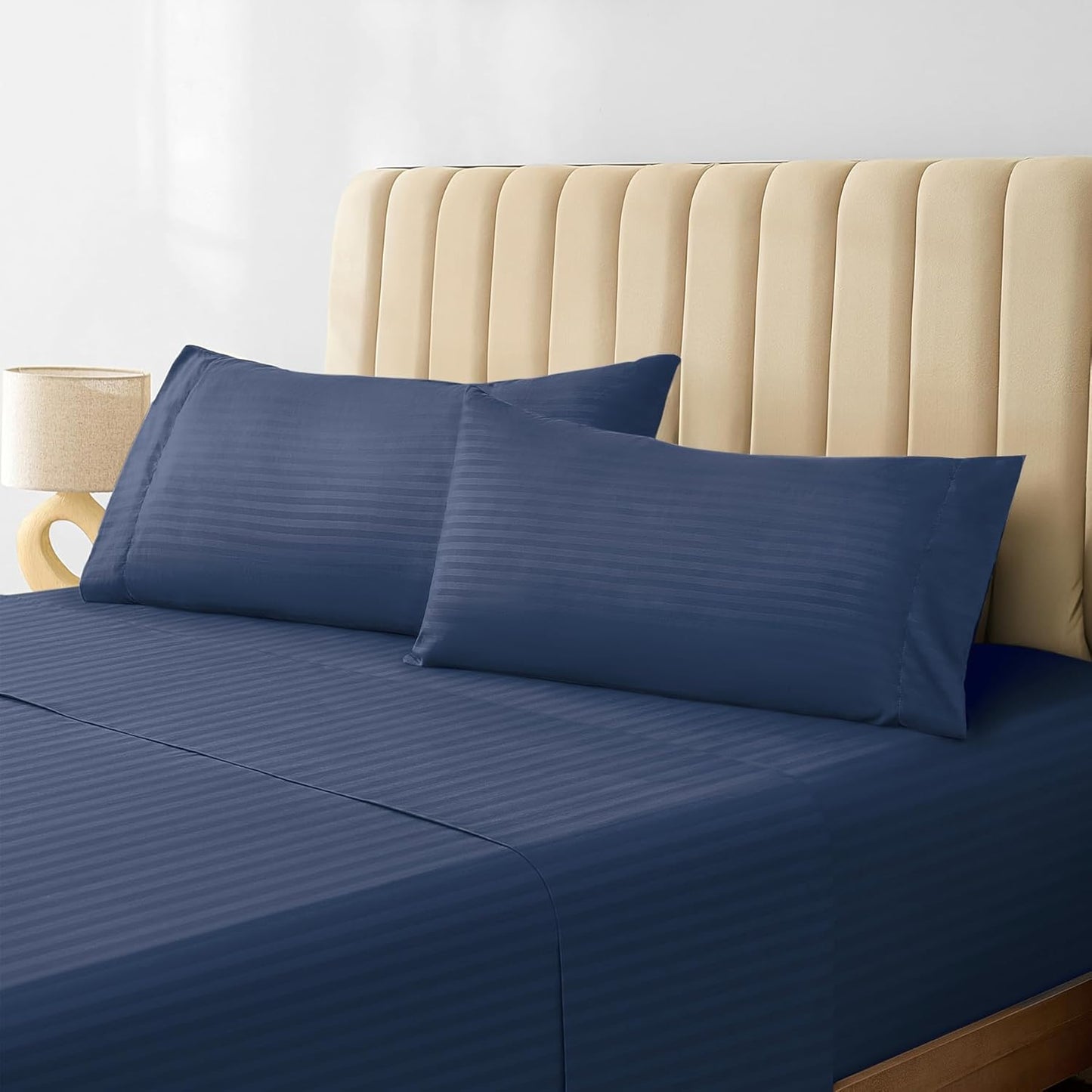 LClub Luxury 4-Piece Cooling Microfiber Sheet Set