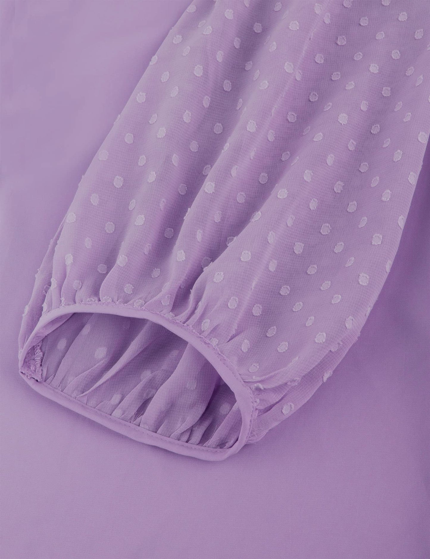 Bebonnie Damen Chiffonbluse mit Laternenmuster, 3/4-Ärmel, lässig, locker, V-Ausschnitt