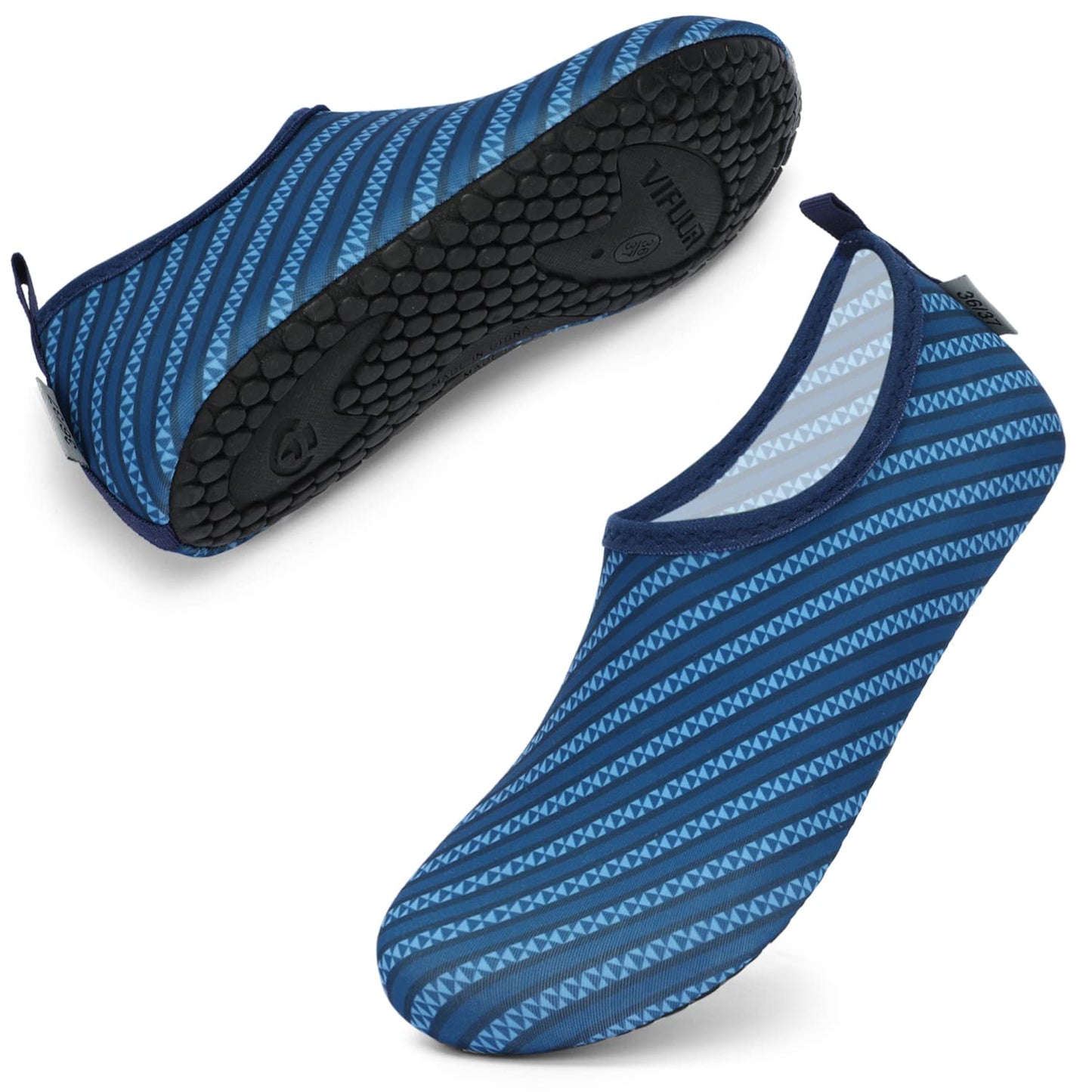 Chaussures de sports nautiques VIFUUR, chaussettes de yoga aquatiques à séchage rapide, pieds nus, à enfiler pour hommes et femmes