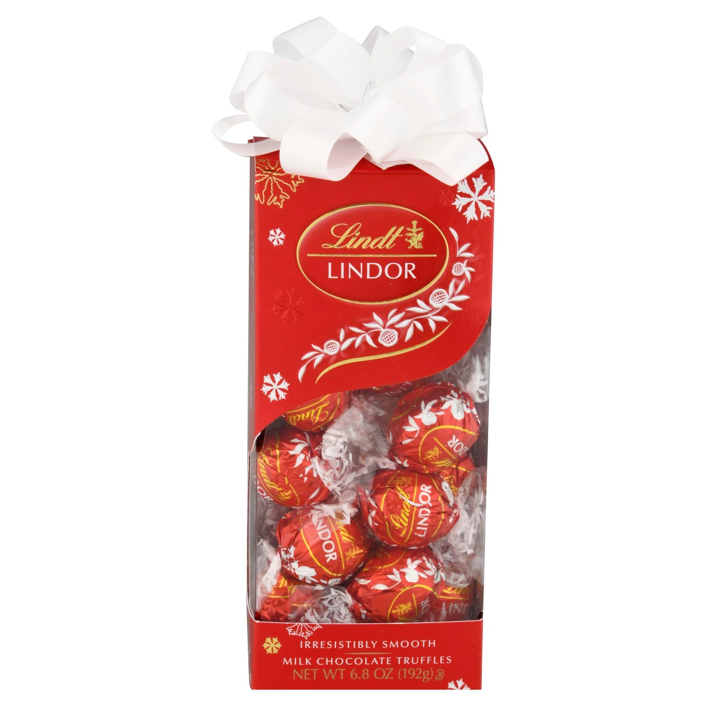 Lindt LINDOR Milk Chocolate Candy Truffles, Milk Chocolate with Smooth, Melting Truffle Center, 25.4 oz., 60 Count
