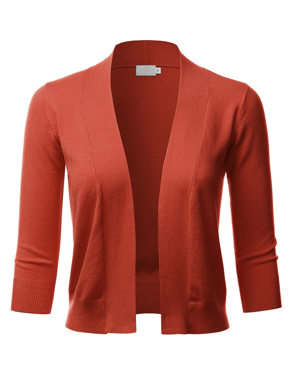 LALABEE Damen-Bolero, klassisch, 3/4-Ärmel, vorne offen, kurz, Cardigan, Shrugs für Kleider (S~XXL)