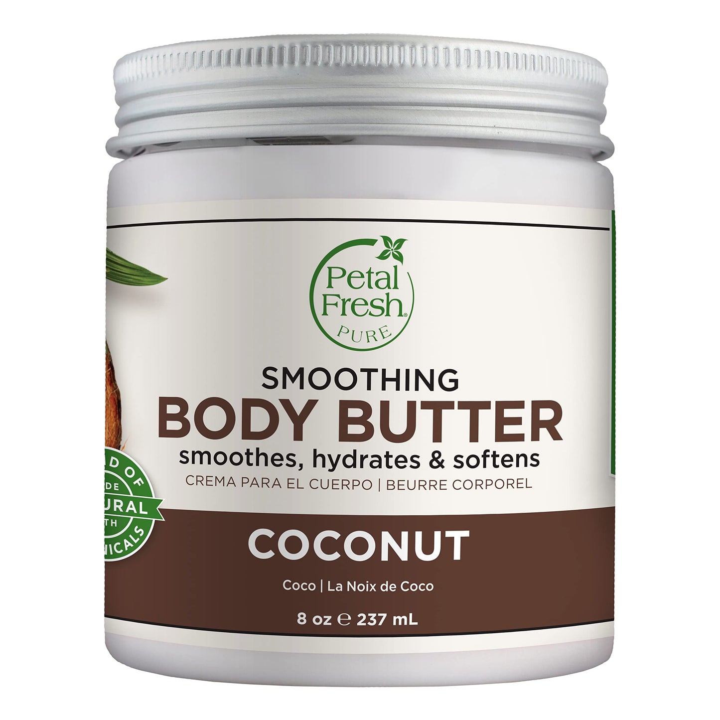 Petal Fresh Pure Perfecting Guava Nectar Körperbutter, Bio-Kokosnussöl, Arganöl, Sheabutter, fördert gesunde Haut, vegan und frei von Tierversuchen, 8 oz (Guava Nectar)