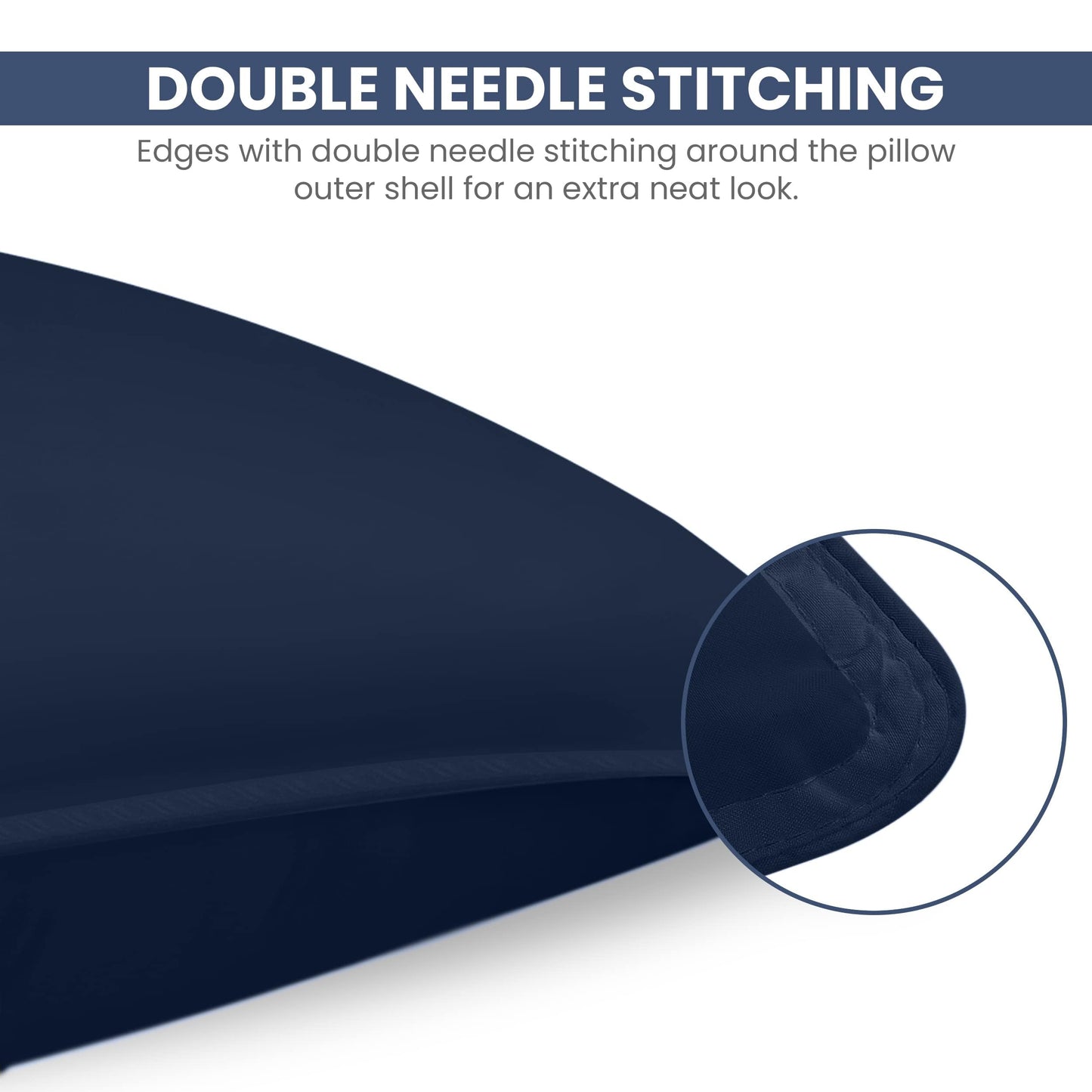 Utopia Bedding Bettkissen zum Schlafen (weiß), Queen Size, 2er-Set, Hotelkissen, Kühlkissen für Seiten-, Rücken- oder Bauchschläfer
