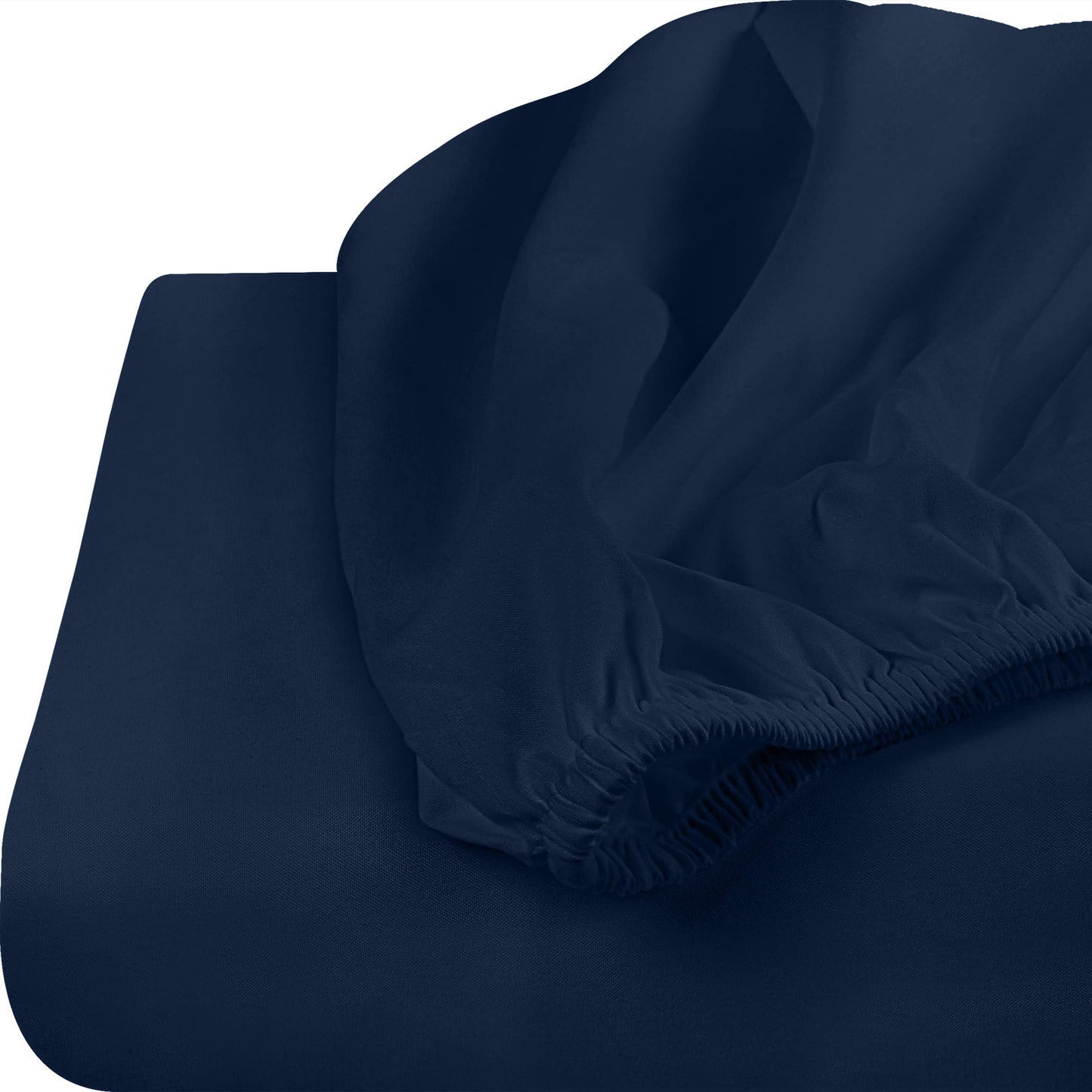 Utopia Bedding Spannbettlaken für Queensize-Betten – Großpackung mit 6 Spannbettlaken – weiche gebürstete Mikrofaser – tiefe Taschen – schrumpft und verblasst nicht – pflegeleicht (grau)