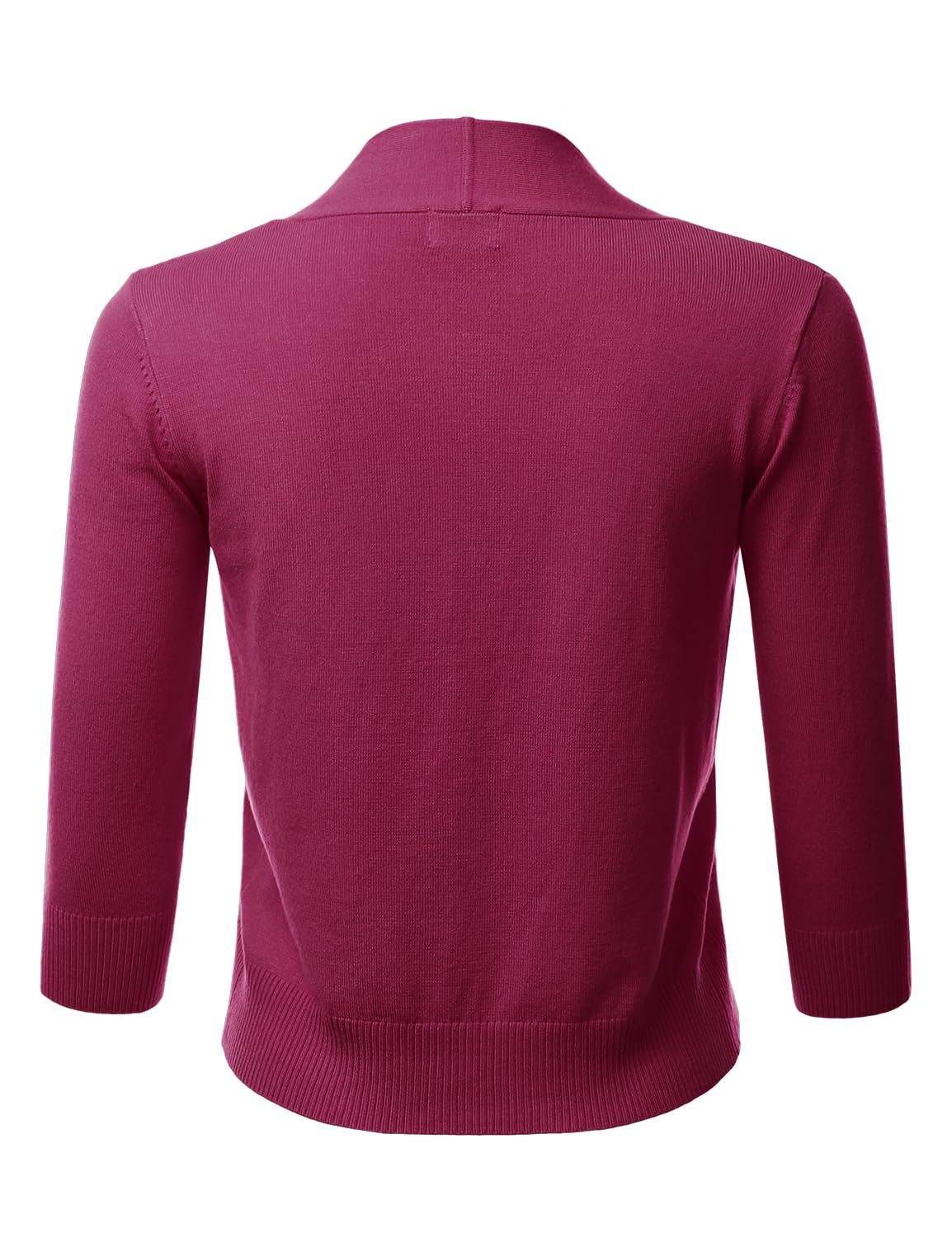 LALABEE Damen-Bolero, klassisch, 3/4-Ärmel, vorne offen, kurz, Cardigan, Shrugs für Kleider (S~XXL)