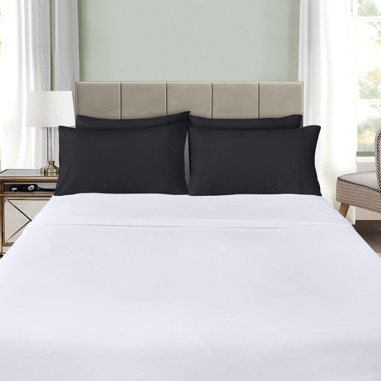 Utopia Bedding Pillow Cases - Envelope Closure - Soft Brushed Microfiber Fabric - Shrinkage and Fade Resistant Pillow