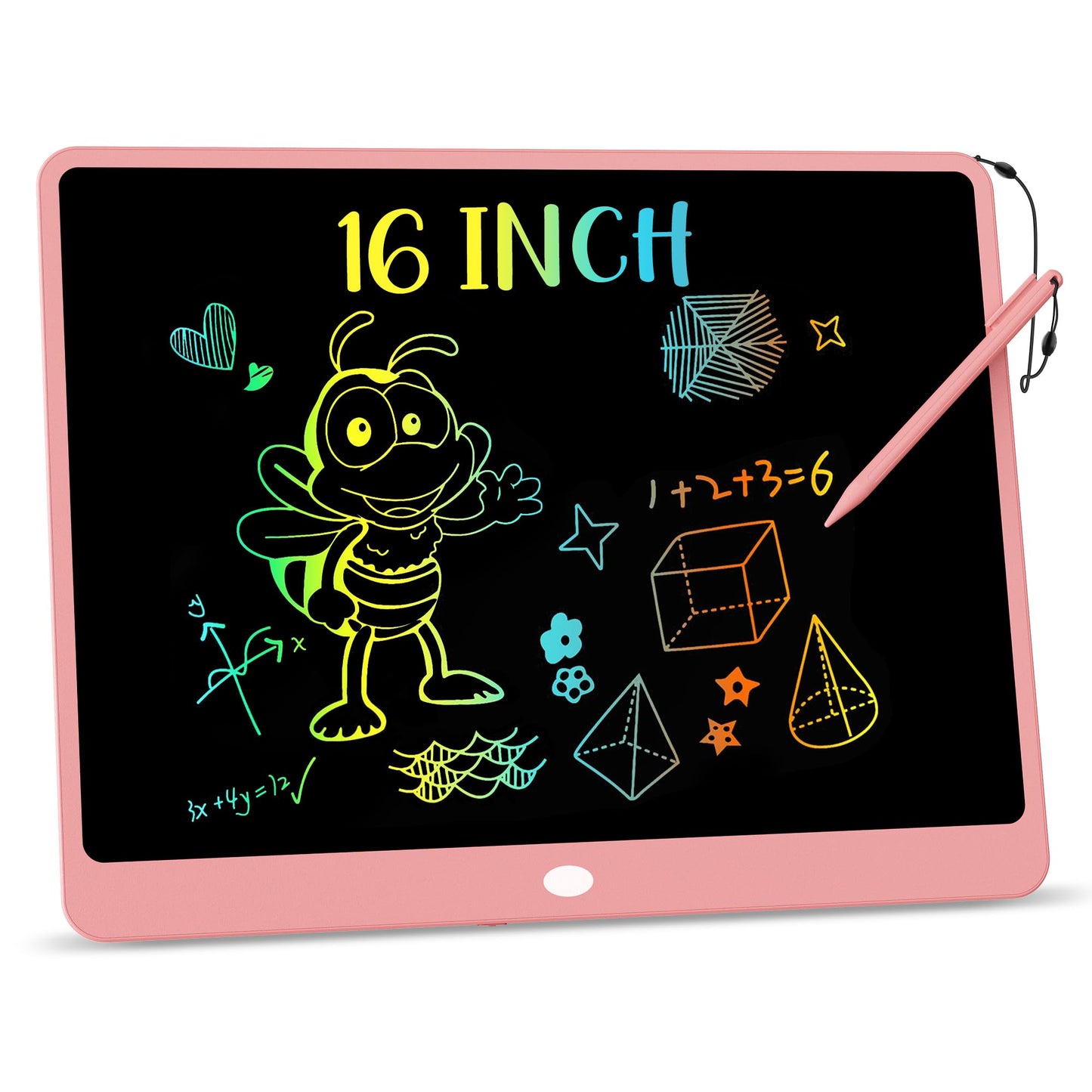 KOKODI LCD Writing Tablet, Valentines Day Gifts for Kids,10 Inch Colorful Toddler Doodle Board Drawing Tablet, Erasable Reusable Electronic Drawing Pads, Educational and Learning Toys for Kids