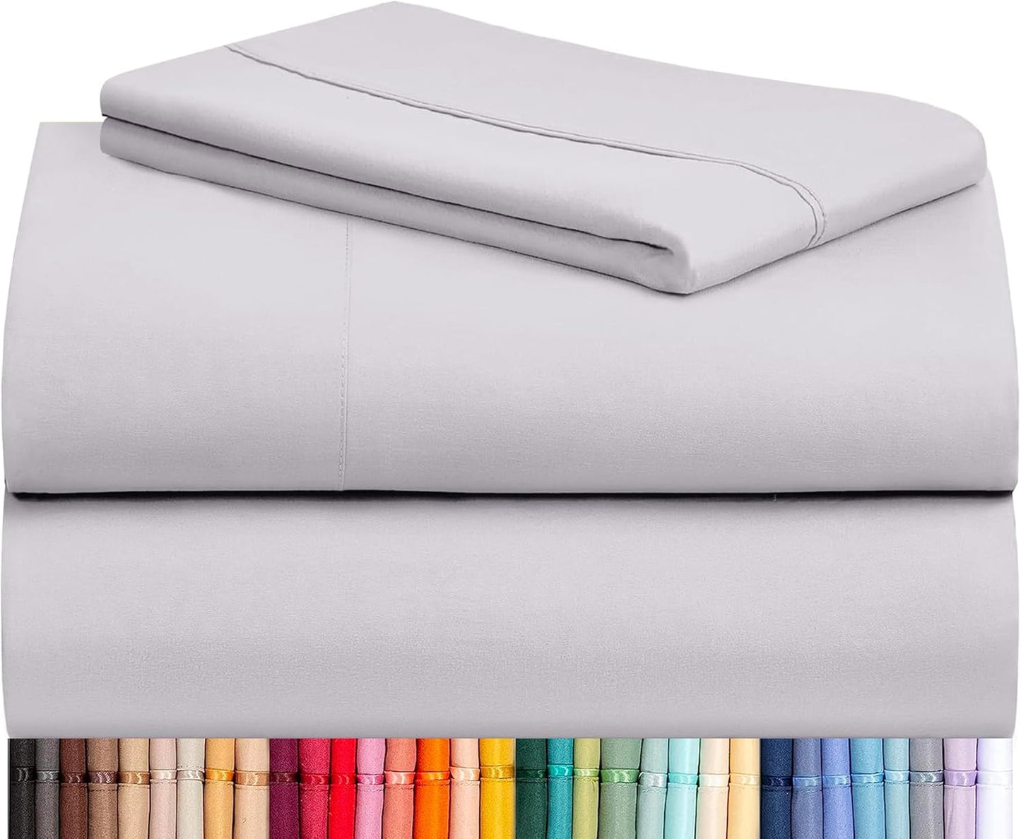 LClub Luxury 4-Piece Cooling Microfiber Sheet Set