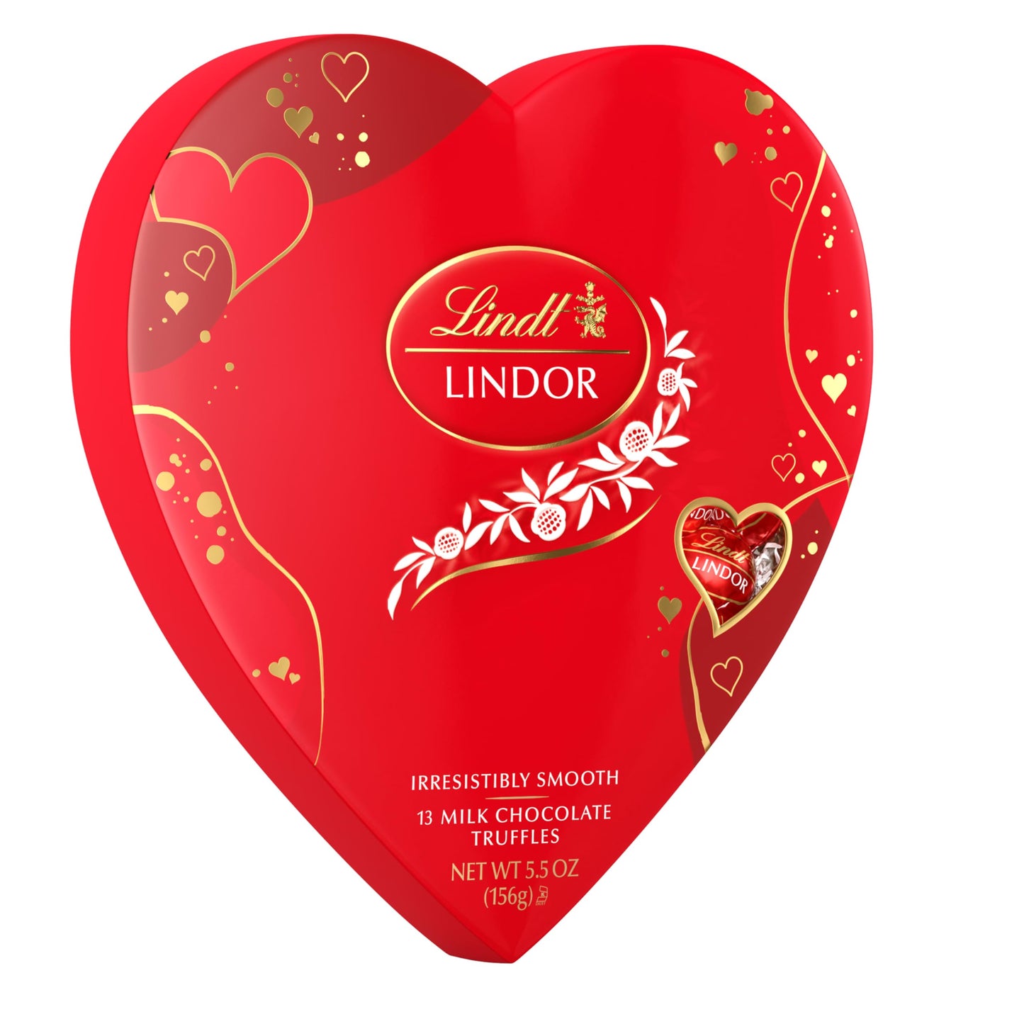 Lindt LINDOR Milk Chocolate Candy Truffles, Milk Chocolate with Smooth, Melting Truffle Center, 25.4 oz., 60 Count