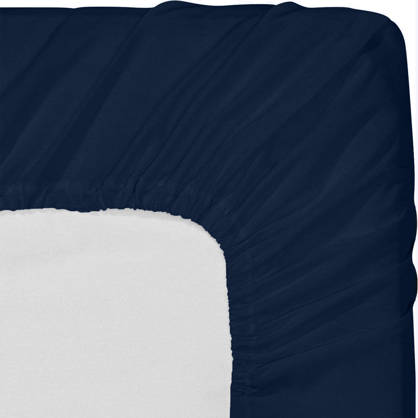 Utopia Bedding Spannbettlaken für Queensize-Betten – Großpackung mit 6 Spannbettlaken – weiche gebürstete Mikrofaser – tiefe Taschen – schrumpft und verblasst nicht – pflegeleicht (grau)