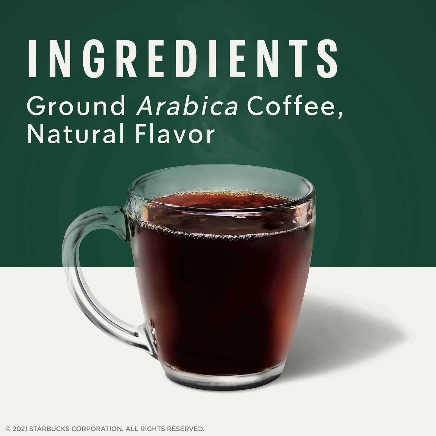 Starbucks K-Cup-Kaffeepads, natürlich aromatisiertes Kaffee-Vielfaltspaket für Keurig-Kaffeemaschinen, 100 % Arabica, 1 Schachtel (40 Pads)
