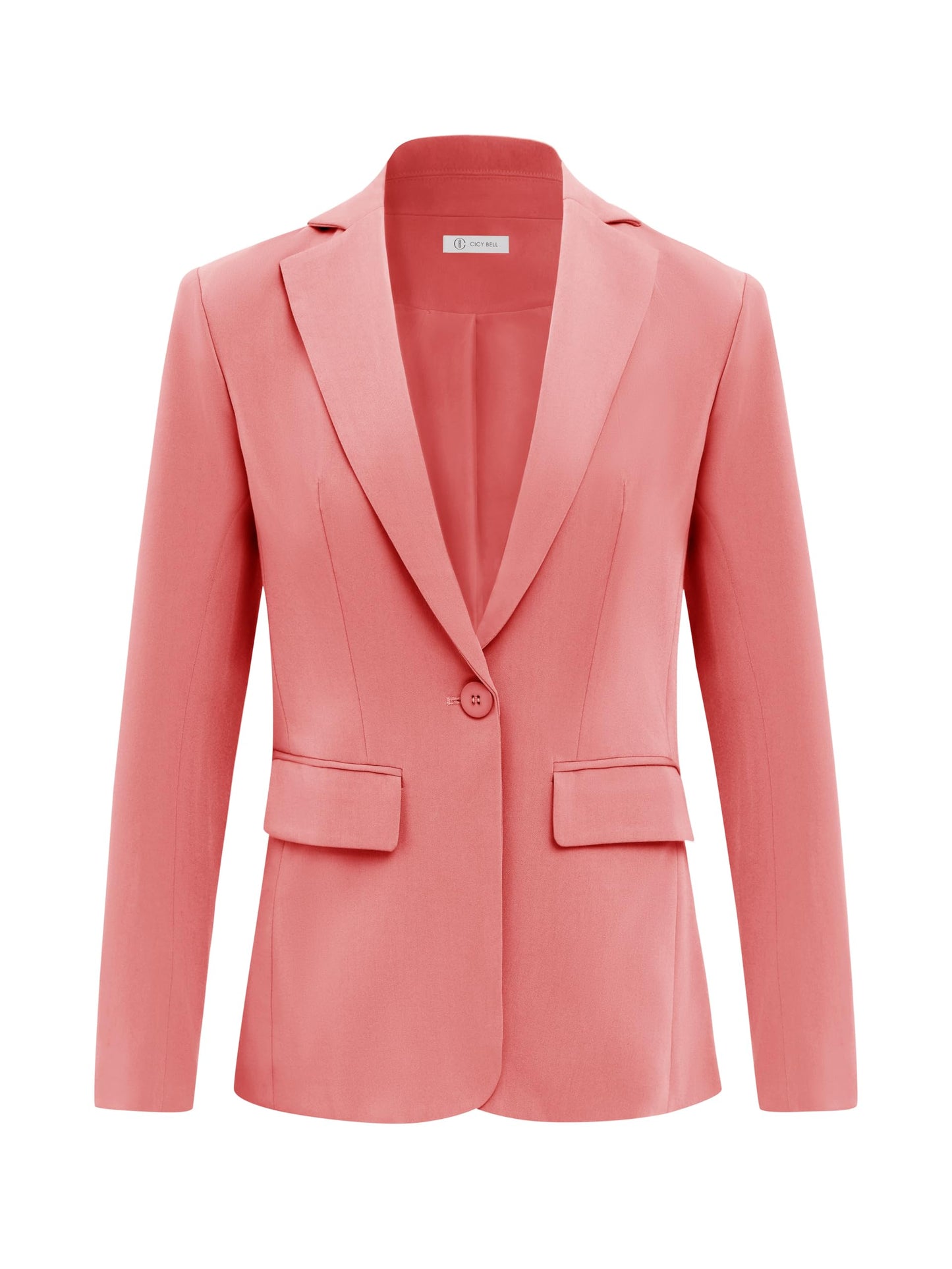 Blazers pour femmes Cicy Bell Vestes de costume à manches longues ouvertes sur le devant Tenues décontractées pour le travail
