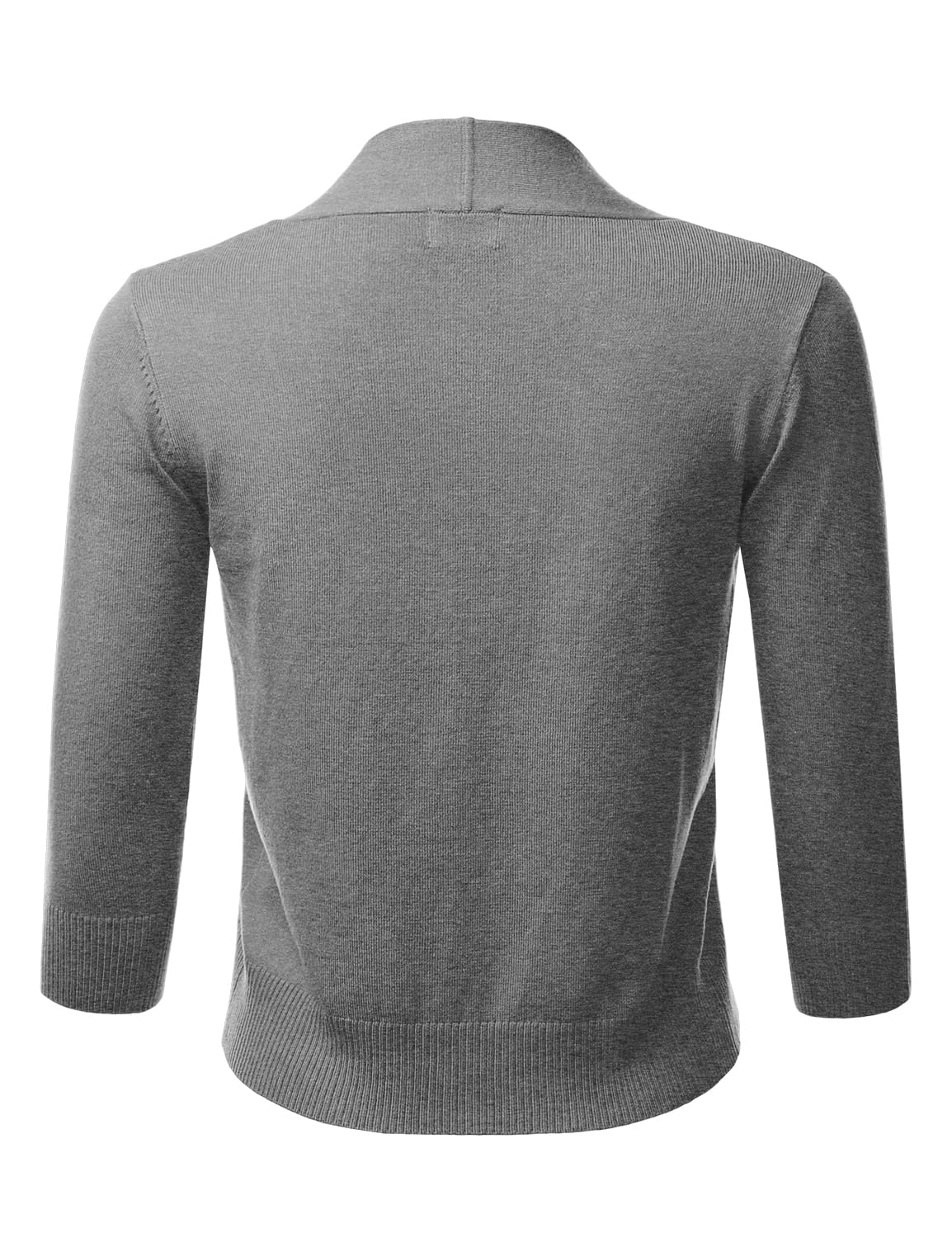 LALABEE Damen-Bolero, klassisch, 3/4-Ärmel, vorne offen, kurz, Cardigan, Shrugs für Kleider (S~XXL)