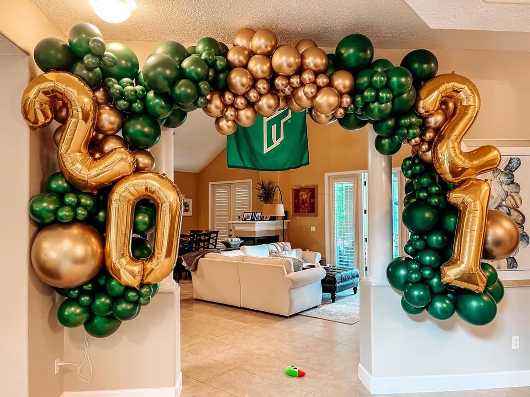 White and Gold Balloons 12 inch, 60pcs Gold and White Party Balloons with Gold Confetti Balloons for Wedding Baby Shower Birthday Bridal Shower Baptism Party Decoration
