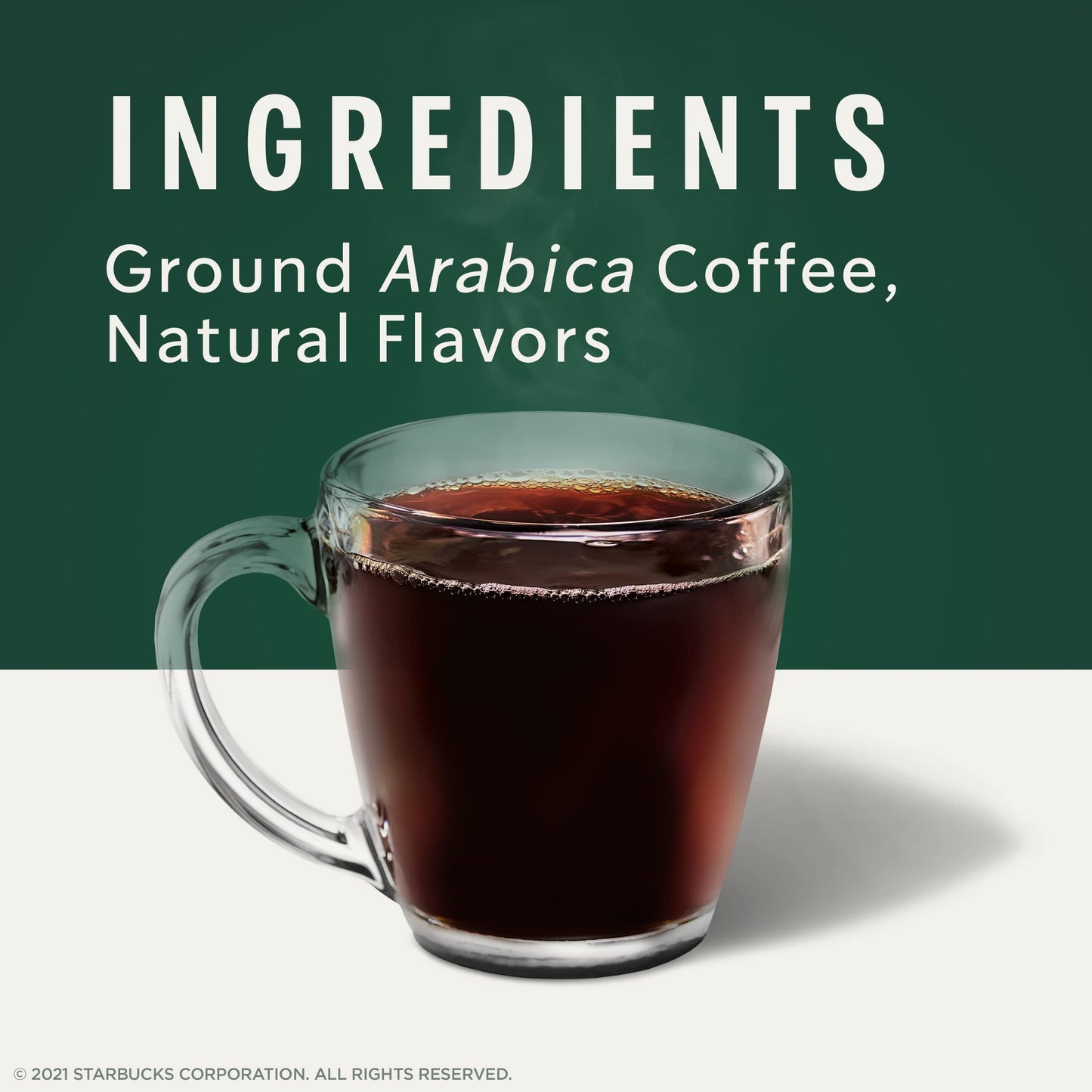Starbucks K-Cup-Kaffeepads, natürlich aromatisiertes Kaffee-Vielfaltspaket für Keurig-Kaffeemaschinen, 100 % Arabica, 1 Schachtel (40 Pads)