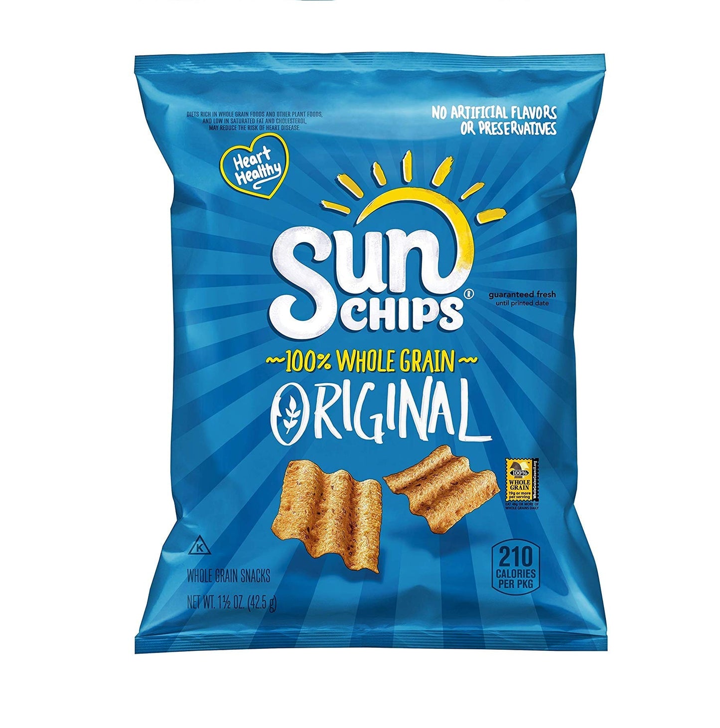 SunChips Multigrain Snacks, Variety Pack, 1 Ounce (Pack of 40)