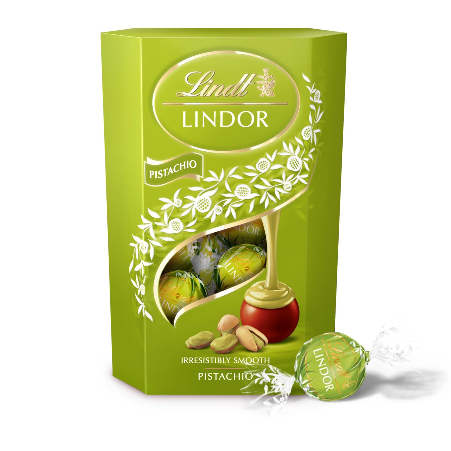 Lindt LINDOR Milk Chocolate Candy Truffles, Milk Chocolate with Smooth, Melting Truffle Center, 25.4 oz., 60 Count