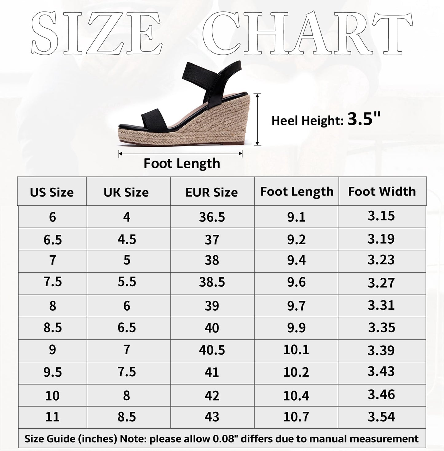 Vepose Damen 881 Keilsandalen Elastischer Fesselriemen Espadrilles Plateau Offene Zehenpartie High Heel Stretch Textil Brautschuhe