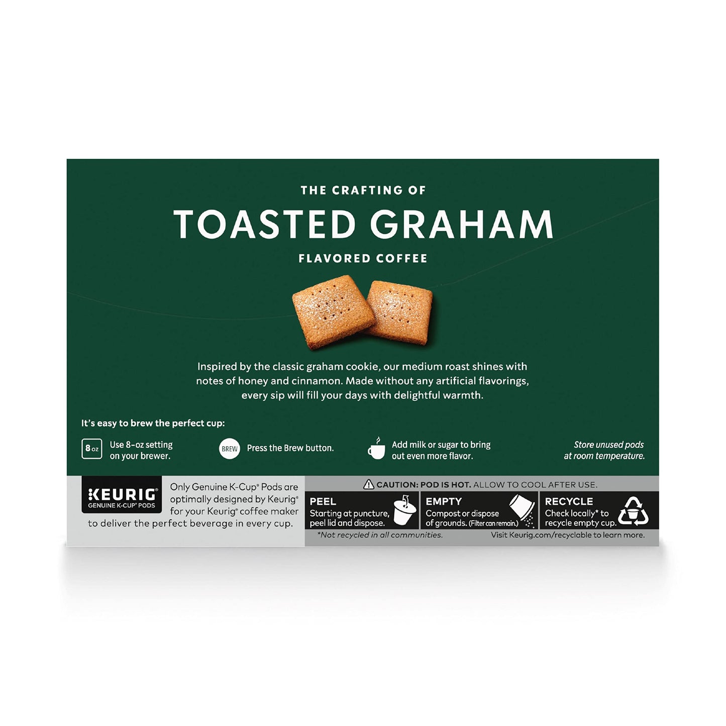 Starbucks K-Cup-Kaffeepads, natürlich aromatisiertes Kaffee-Vielfaltspaket für Keurig-Kaffeemaschinen, 100 % Arabica, 1 Schachtel (40 Pads)