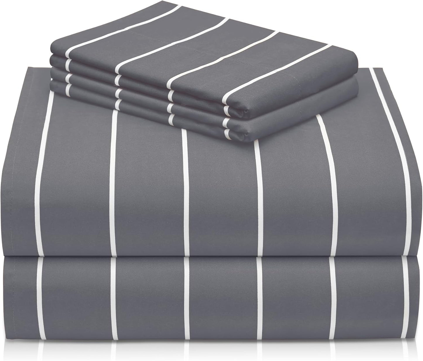 LClub Luxury 4-Piece Cooling Microfiber Sheet Set