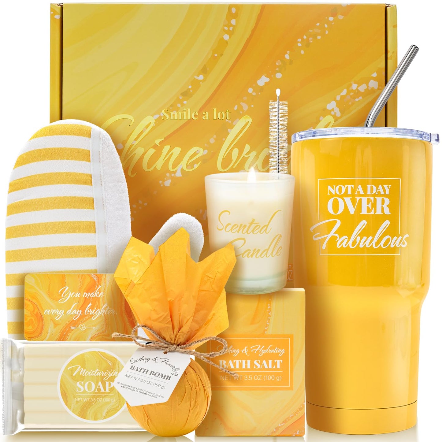 Spa-Geschenke für Frauen, Geschenkset, Selbstpflegeset, Geburtstagsgeschenke, 5-teiliges Rosenbadeset mit Massageöl, Badebombe, Salzpeeling, Seife, Handcreme, Weihnachtsgeschenke für Mama