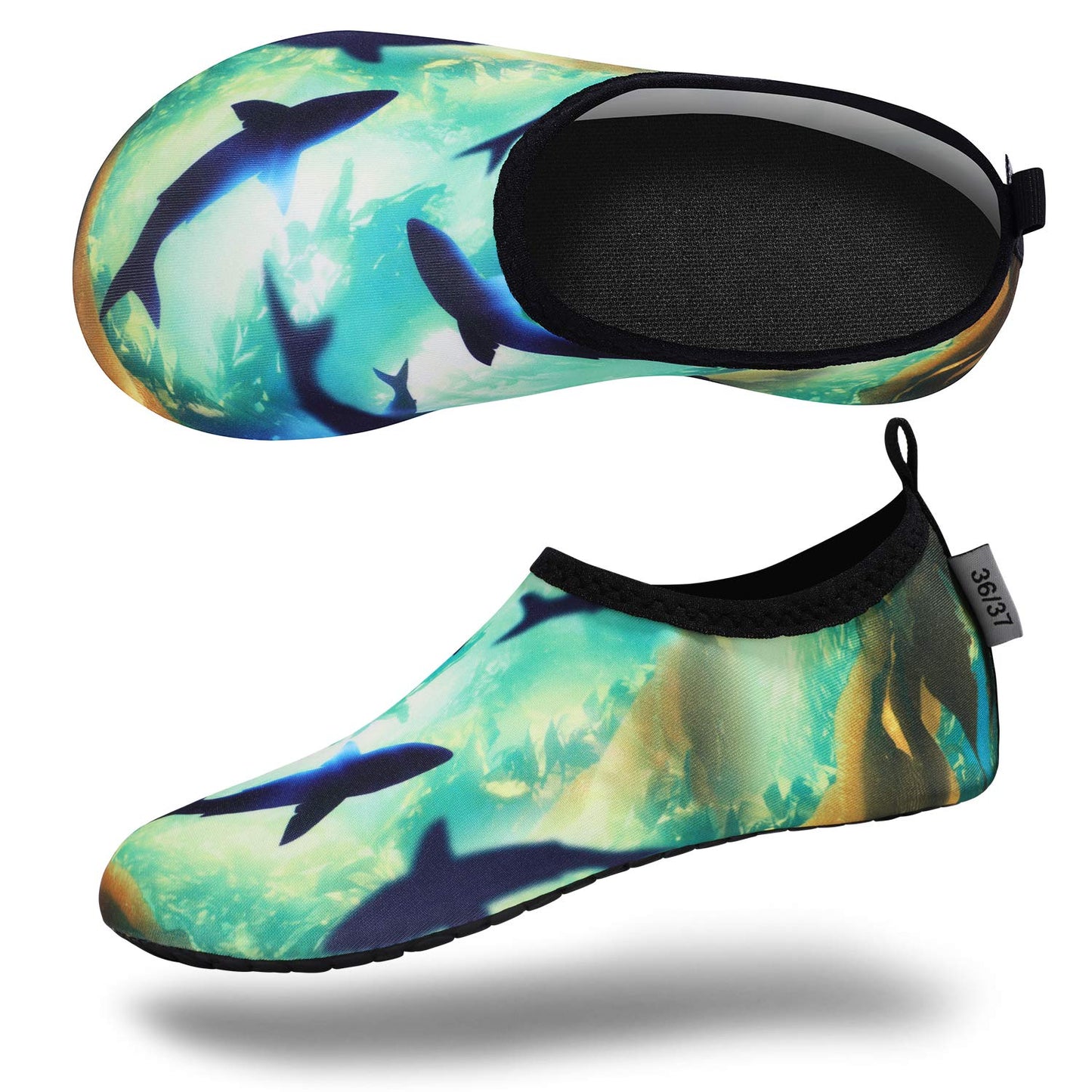 Chaussures de sports nautiques VIFUUR, chaussettes de yoga aquatiques à séchage rapide, pieds nus, à enfiler pour hommes et femmes