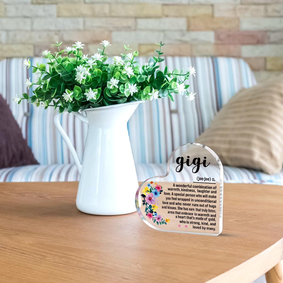 A heartfelt thank-you gift that says it all—beautifully printed on a clear 4.7 x 4.3 inch acrylic sign. Stylish, lightweight, and ready to display on any desk, shelf, or tabletop. Each piece is gift-ready and designed to leave a lasting impression.