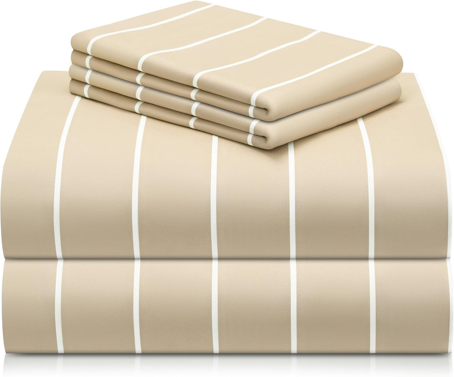 LClub Luxury 4-Piece Cooling Microfiber Sheet Set