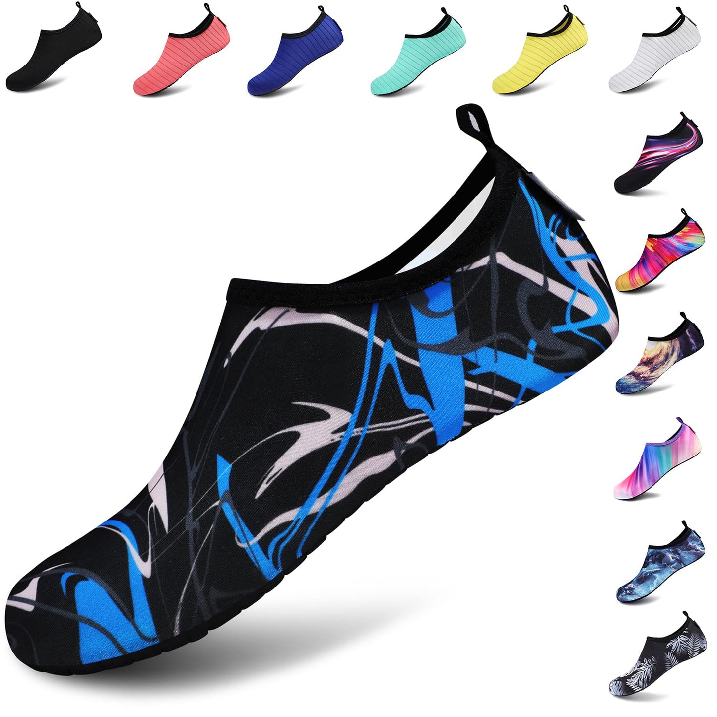 Chaussures de sports nautiques VIFUUR, chaussettes de yoga aquatiques à séchage rapide, pieds nus, à enfiler pour hommes et femmes