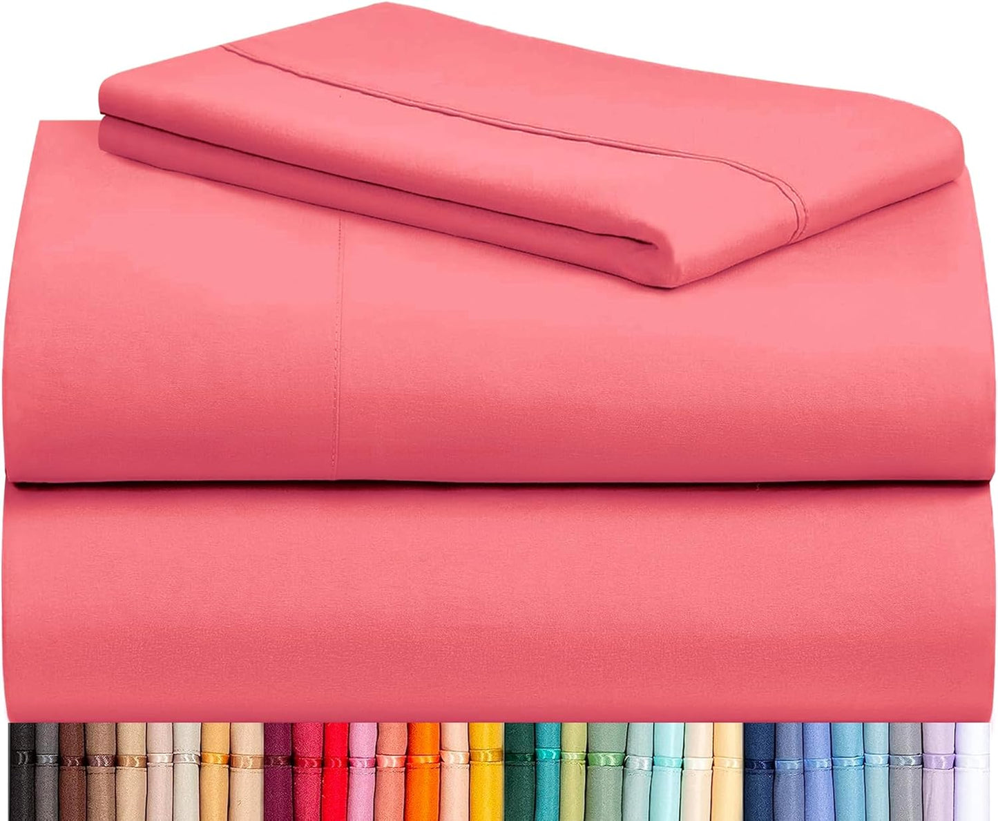 LClub Luxury 4-Piece Cooling Microfiber Sheet Set