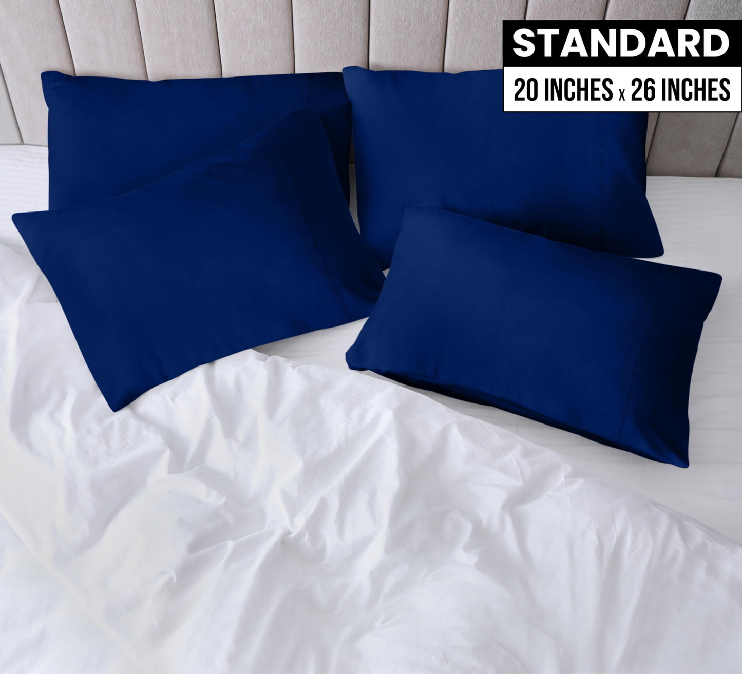 Utopia Bedding Pillow Cases - Envelope Closure - Soft Brushed Microfiber Fabric - Shrinkage and Fade Resistant Pillow